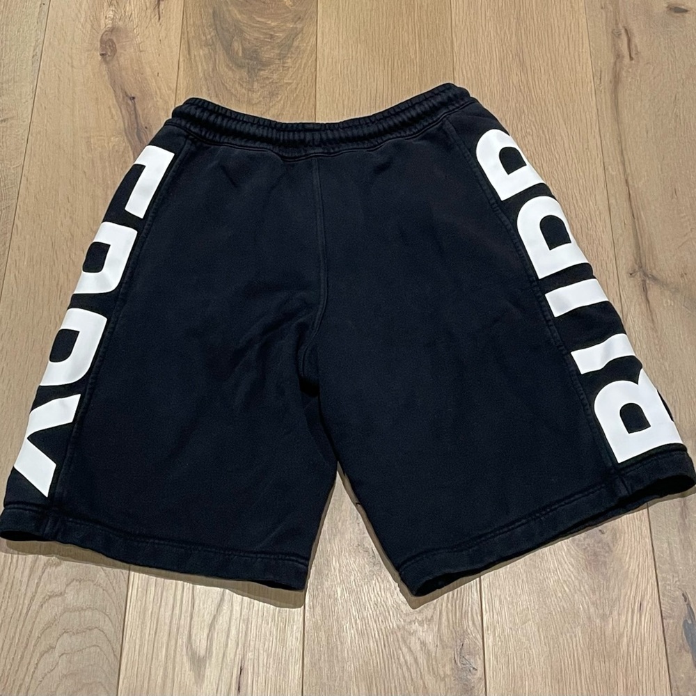 Black Burberry shorts